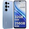 Blackview WAVE 10 Smartphone Android 16, 32GB+256GB, 6.88'' 120Hz Telefono