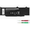 KXRSII 54Wh R73TC Laptop Batteria per Dell Latitude atitude 3550 5440 5450 5540 5550 3340 3440 3450 3540 5340 5350 Inspiron 14 Plus 7441 Precision 14 3480 3490 15 3580 3590 P165G P127F P169G DR02P