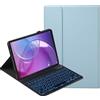 YKWXSC Cover con Tastiera per Lenovo Idea Tab Pro Gen 2 Tablet 13 Pollici 2026, Disposizione ltaliana con 7 Colori Illuminato Senza Fili Staccabile Custodia, Blu