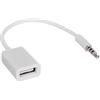Generic 3 5 mm maschio a USB 2 0 femmina adattatore convertitore cavo OTG per auto AUX MP3 jack audio
