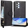 Rnrieyta Miagon Cerniera Portafoglio Cover per Samsung Galaxy A72 5G/4G,Magnetica Custodia Protettiva Libro con Porta Carte Flip Caso con Cinturino da Polso Cinghia