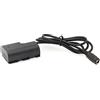 HangTon DR-E6 LP-E6 Adattatore di alimentazione DC Accoppiatore Batteria fittizia per fotocamere Canon EOS 60D 60Da 6D DSLR