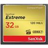 SanDisk Extreme CompactFlash Scheda di Memoria 32 GB, 120 MB/s