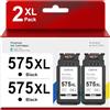Cebhink PG-575XL - Cartucce di ricambio per Canon 575, colore nero, confezione da 2