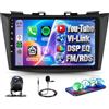 Rimoody Autoradio per Suzuki Swift 2011-2017 Suzuki Ertiga 2012-2017 Wireless Carplay Android Auto You-Tube Vi-Link Bluetooth FM/RDS DSP EQ, 9 Pollici Touchscreen Radio USB SWC Telecamera Posteriore