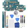 iParto Kit di ricambio per porta di ricarica per Samsung Galaxy S22 Ultra 5G SM-S908B SM-S908B/DS USB Flex Dock Connector di ricarica Flex di ricambio con attrezzi