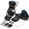 LIONELO Amber Passeggino 2 in 1 Set con Navicella da 0 a 48 Mesi / 22 kg