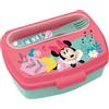 Tataway SANDWICH BOX + POSATE MOD.FUNNY MINNIE