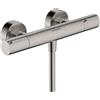 hansgrohe Ecostat Element rubinetto doccia esterno con termostatico, 13346800, Ecostat Element acciaio inox spazzolato [Rubinetteria Bagno > Rubinetteria Doccia]