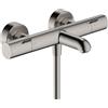 hansgrohe Ecostat Fine rubinetto vasca esterno con termostatico, 13325800, Ecostat Fine acciaio inox spazzolato [Rubinetteria Bagno > Rubinetteria Vasca]