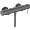 hansgrohe Tecturis S rubinetto doccia esterno con miscelatore, 73622340, Tecturis S nero cromato spazzolato [Rubinetteria Bagno > Rubinetteria Doccia]