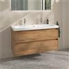 Villeroy & Boch Skyla mobile con lavabo doppio, 2 scomparti estraibili, 5A51C4R1+C80000RH, Skyla [Mobili da Bagno > Mobili con Doppio Lavabo]