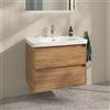 Villeroy & Boch Skyla mobile con lavabo, 2 scomparti estraibili, 5A5180R1+C79600RH, Skyla [Mobili da Bagno > Mobili con Lavabo Integrato]