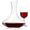 alpina Decanter per Vino - Caraffa Travaso per Vino - Decanter per Vino Particolare - Caraffe Vino - Vetro Spesso - Decanter Vino Rosso - 1,78 Litri - Decanter per Vino Rosso