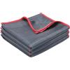 Carehabi 3 panni per la pulizia dei vetri, 30 x 30 cm, senza aloni, per la pulizia della casa e dell'auto, in microfibra, 400 g/m², senza pelucchi
