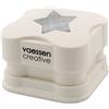 Vaessen Creative Perforatrice Magnetica con Motivo Stella - 3,5 x 3,4 cm - per Carta, Scrapbooking, Biglietti, Journaling e Progetti Creativi