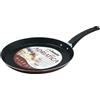 Zanetti, Crepiera Adriatica, Padella Crepes Antiaderente Diametro 25 cm, Colore Rosso, Made in Italy