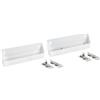 Rev-A-Shelf 6572-11-11-52 Vaschette in plastica da 28 cm per cassetto a ribalta sottolavello, per cucina e bagno, confezione da 2 vaschette organizer per casa, mobile toeletta, bianco