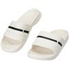 JOMIX Ciabatte Uomo Estive in EVA Morbida,Pantofole con Suola Spessa 2,5 cm Antiscivolo,Ideali per Casa,Spiaggia,Piscina e Uso Quotidiano,Bianco,43 EU
