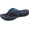 ChayChax Infradito Uomo Scarpe da Spiaggia e Piscina Antiscivolo Sandali Sportivi Pantofole Ciabatte da Mare Gomma Suola per Sostegno dell'Arco,Blu Scuro,47 EU