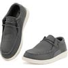 JOMIX Mocassini Uomo Estive Slip on,Scarpe da Barca e da Vela Casual,Calzatura Senza Lacci Sportive,Suola Eva Antiscivolo con Supporto Plantare per Uso Quotidiano,Beige,42 EU