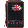 Seven Astuccio 3 Zip A.C. MILAN, Astuccio Attrezzato, Cancelleria, Per bambini e ragazzi, Scuola & Tempo Libero, Prodotto ufficiale, Idea regalo