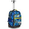 Mitama Trolley Run Extra CYBERSHARK, 33 Lt, Doppio Scomparto, Blu, Tasche multi funzione, bambino, Scuola elementare e media, Tempo libero e viaggi