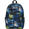 Seven Freethink Zaino Scuola Media Ragazzo, Scuola Elementare 34L, Doppio Scomparto, Tasca PC e Borraccia, Ricarica USB, Blu Giallo