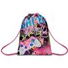 SJ GANG STYLE JAM GANG Zainetto Scuola Sakky Bag - GLEAMLED GIRL, Apertura coulisse, Rosa, Bambina e Ragazza, Scuola, Palestra, Tempo libero, VIaggi