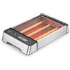 Ufesa Kamut - Tostapane piatto da 1000 W, con 3 resistenze, tostapane orizzontale in acciaio inox, misura XL per 4 fette, 6 livelli, schermo tattile, evidenziare e sbrinare, vassoio raccogli briciole