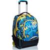 SJ GANG STYLE JAM GANG Big Trolley, Blu, 2 in 1 Zaino, Con Cross-Over System, Per Bambini e ragazzi, Scuola e tempo libero, Viaggi