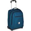 Invicta Trolley Scuola Fisso New Benin Solid, Blu, 2 in 1, Doppio Uso, Trolley e Zaino, Zaino Scuola e Viaggio, Ragazzo e Ragazza