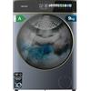 Cecotec Lavatrice 8Kg Carica Frontale Bolero DressCode 8900 Inverter FullColor Steel A. Acciaio 1400 Giri, Schermo 10,3", 11 Programmi, Inverter, SteamMax, Classe A