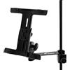TIGER IMCA-BK Supporto per Tablet iPad per asta microfonica/leggio con morsetto regolabile - colore nero