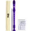 Mad About Rec04 Flauto Dolce Soprano con Custodia, Scovolino per Pulizia e Tabella per Diteggiatura, Viola