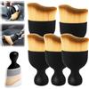 HIDRUO Woobrooch Car Interior Dust Sweeping Soft Brush, Car Cleaning Brush Interior, Car Duster Brush Car Accessories for Dashboard, AC Vents, Leather, Scratch-Free (5PCS)