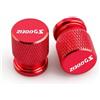 LIJUNSHANI Tappi Stelo Valvola Per BMW R1300GS R 1300 GS R1300 ADVENTURE Cappucci Valvola Pneumatici(Red)