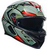 AGV K3 E2206 MPLK DECEPT MATT BLACK/GREEN/RED S