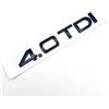 Generico yangfangmei Adesivo for bagagliaio di un'auto con emblema for lettere in ABS 3D(Glossy black 4.0TDI)