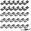SquishyWorld Set di 30 connettori elettrici impermeabili, connettori per auto a 2 pin con fibbia di bloccaggio, connettore per cavo a 2 fili convenienti e rapidi per cavo 18-22 AWG auto camion