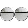 Dranng 2pack Parasole Volante Auto,Coprivolante Parasole | Riflettente In Alluminio Per Volante Auto, Protezione Solare, Isolamento Termico Estivo, Per SUV, Pick-up, Camion, Berline E Minivan