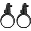 QccHieUs 2 Pezzi di Adattatore per Morsetto di Montaggio Su Forcella per Telaio, Pezzi di Ricambio per Riparazione di Supporti Stabili per Bici, Diametro 3.2 Cm