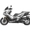 Generico Kit adesivi Compatibili con h onda ADV 350 decal grafica completa carene laterali scegli colore -KIT A- Cod. 2097 (070 Nero)