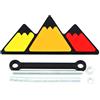 Generic Griglia distintivo emblema decorazione etichetta di ricambio per Toyota 4Runner Tundra Sequoia Rav4 Highlander Tacoma Weather materiale esterno facile installazione vite migliorare lo stile del