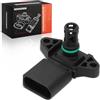Frankberg Sensore di pressione del collettore di aspirazione 4 Poli | Compatibile con: Golf IV Variante 1J5, C.a.d.d.y II MPV 9K9B, Arosa 6H1, B.o.r.a Variant 1J6, Polo Variant 6V5