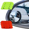 Senven® Specchi Blind Spot (4 Pezzi) + Adesivo Riflettente (8 Pezzi) - Specchietto Retrovisore Convesso Rotante 360° Impermeabile Laterale Grandangolare - Vetro Ad Alta Definizione