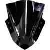 TXDBD Cupolino Parabrezza Per Moto Per Kawasaki Per Ninja 250 300 2013-2017, Deflettori Antivento Anteriore Parabrezza Carenatura Del Faro Dello(Nero)