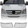 OMAC Griglia Calandra Leiste Grillleisten compatibile con Mercedes Sprinter W906 2006-2017 Cromato ABS