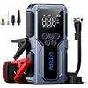 UTRAI 10-IN-1 Avviatore Batteria Auto con Compressore 150PSI, 7000A Booster Avviamento Auto/Moto per 12V Veicoli a Motore (9.0L Benzina/7.0L Diesel), Avviatore Emergenza con Ricarica Rapida LED Torcia