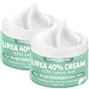 Grocerism 2 Confezioni Crema Piedi Urea 40% 150g ||Crema Piedi e Mani Con Acido Ialuronico, Tea Tree, Aloe Vera - Idratazione Profonda, Calli-40% 300g